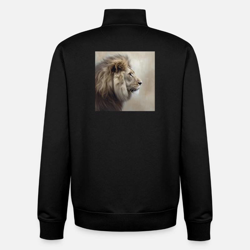 02-009 - Sweat zippé unisexe en coton bio Stanley/Stella - noir