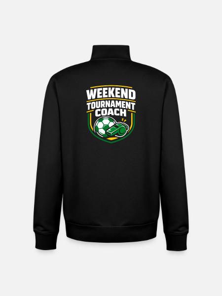 Fußballtraining Jugend-sport-trainer - Unisex Organic Zip Sweatshirt von Stanley/Stella - Schwarz