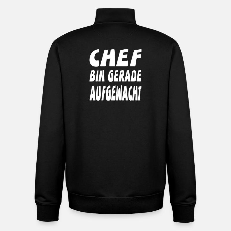 Chef - Unisex Organic Zip Sweatshirt von Stanley/Stella - Schwarz