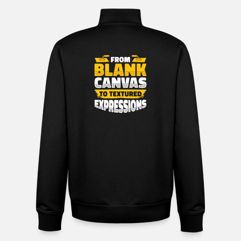 Drywall Drywall Builder Drywall Fitter - Unisex Organic Zip Sweatshirt by Stanley/Stella - black