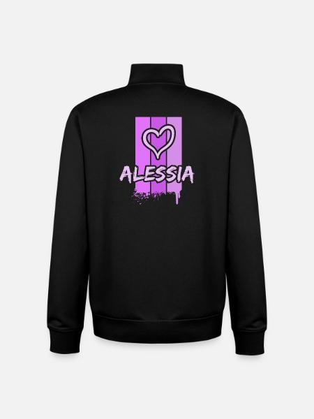 Geschenkidee Alessia - Unisex Organic Zip Sweatshirt von Stanley/Stella - Schwarz