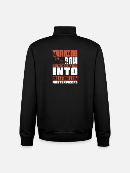 Drywall Drywall Builder Drywall Fitter - Unisex Organic Zip Sweatshirt by Stanley/Stella - black