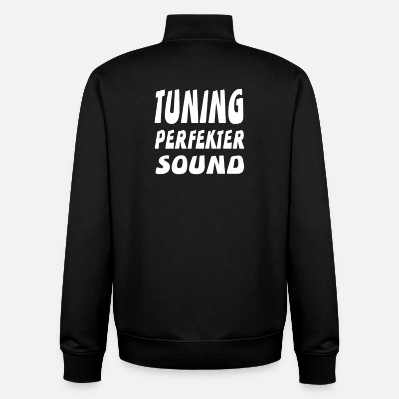 Tuning - Unisex Organic Zip Sweatshirt von Stanley/Stella - Schwarz