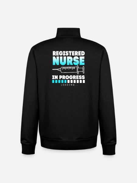 Nurse Hospital Nursing Gift - Unisex Organic Zip Sweatshirt by Stanley/Stella - black
