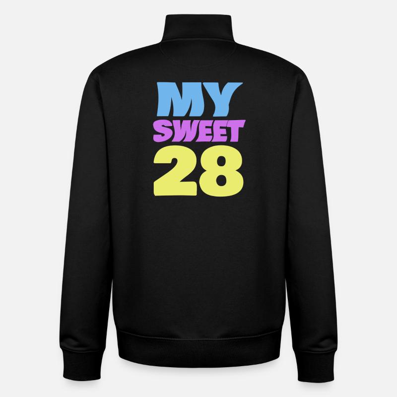 28 - Sweat zippé unisexe en coton bio Stanley/Stella - noir