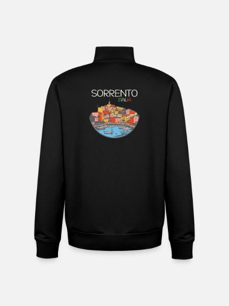 Sorrente - Sweat zippé unisexe en coton bio Stanley/Stella - noir