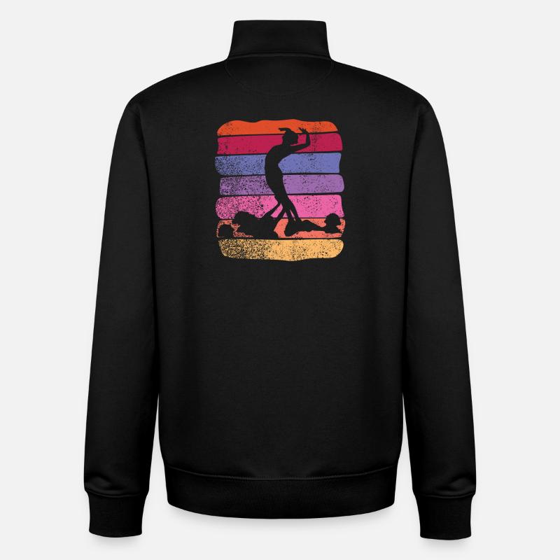Artistic Swim Team Synchronized Swimming - Unisex Organic Zip Sweatshirt by Stanley/Stella - black