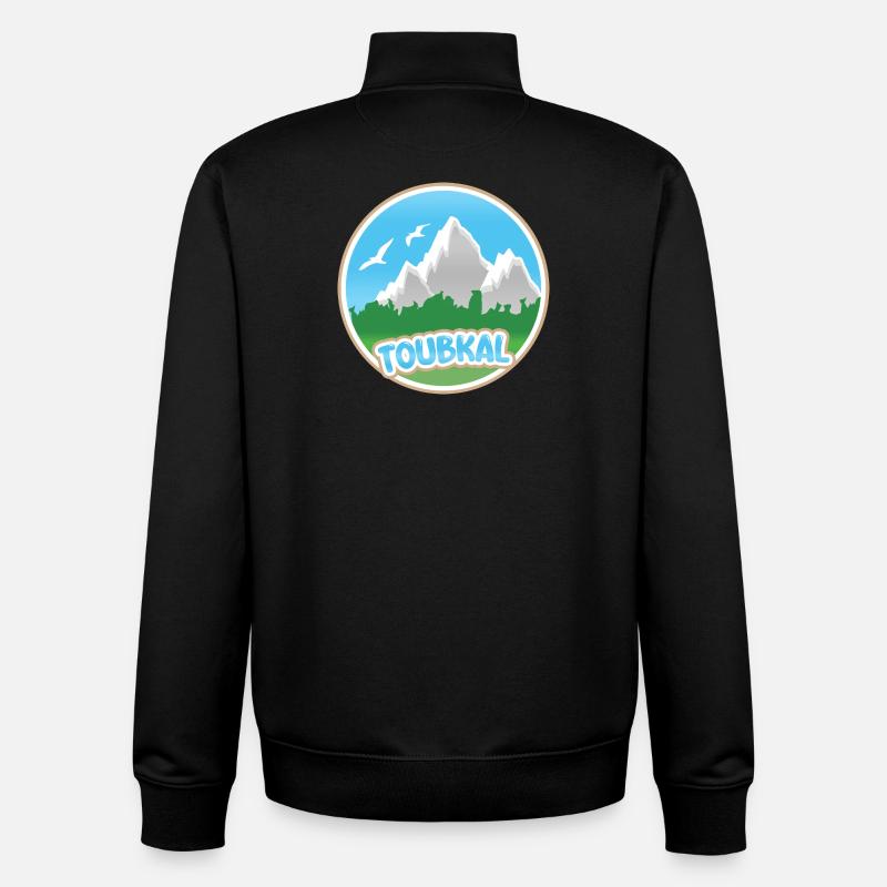 Toubkal - Unisex Organic Zip Sweatshirt by Stanley/Stella - black