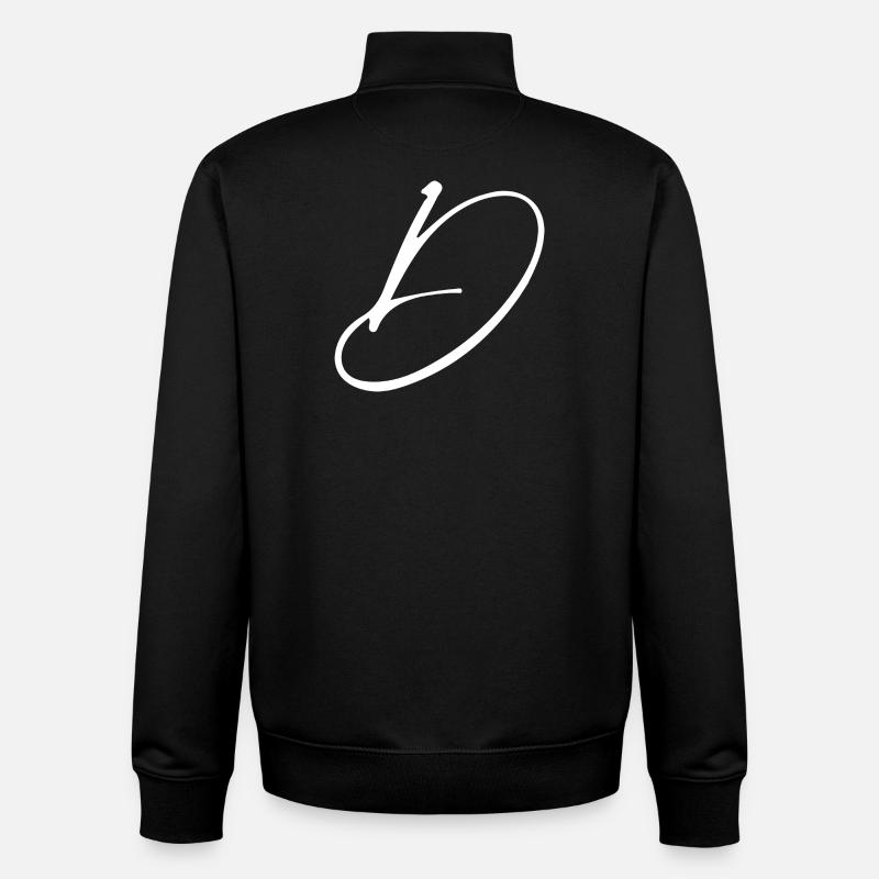 D - Unisex Organic Zip Sweatshirt by Stanley/Stella - black