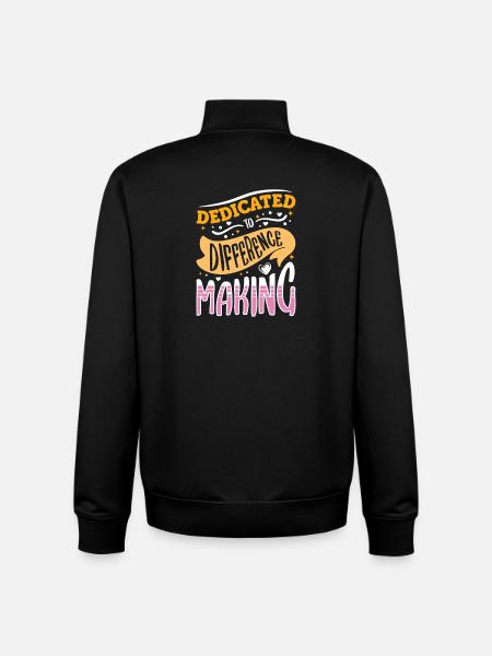 Geschenke für ESE-Lehrer - Unisex Organic Zip Sweatshirt von Stanley/Stella - Schwarz