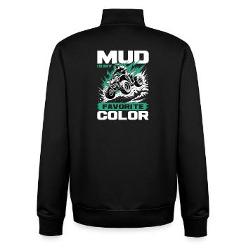 Quad ATV Garçons Hommes Quad Wheeler - Sweat zippé unisexe en coton bio Stanley/Stella - noir - Dos - AI Model Male 185 light (185cm)