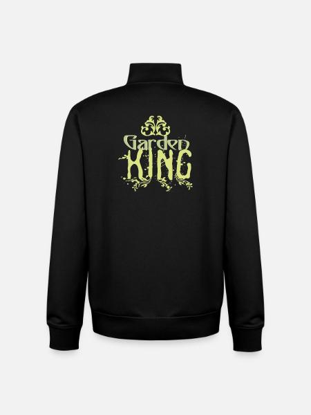 Garden_King - Sweat zippé unisexe en coton bio Stanley/Stella - noir
