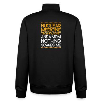 X-ray technician - Unisex Organic Zip Sweatshirt by Stanley/Stella - black - Back - AI Model Male 185 light (185cm)