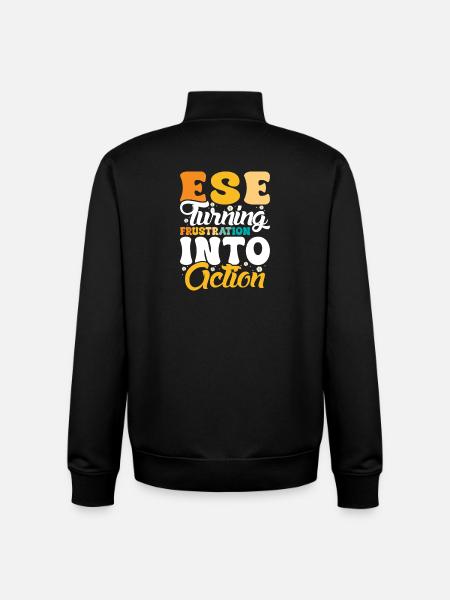 Geschenke für ESE-Lehrer - Unisex Organic Zip Sweatshirt von Stanley/Stella - Schwarz