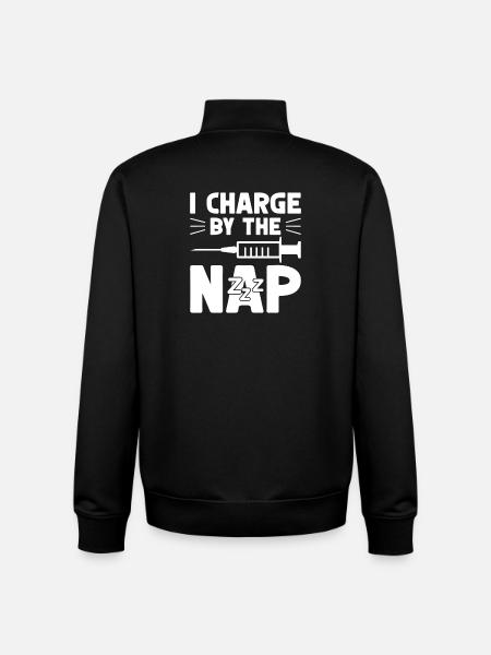 Anesthesiologist Charge The Nap Anesthesia - Unisex Organic Zip Sweatshirt by Stanley/Stella - black
