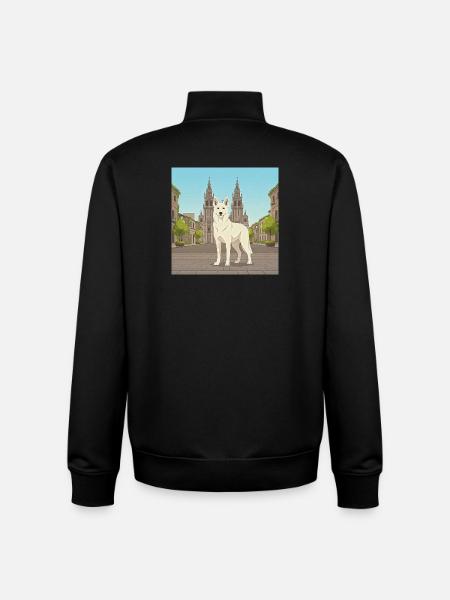 Can de Palleiro Peregrino - Unisex Organic Zip Sweatshirt by Stanley/Stella - black
