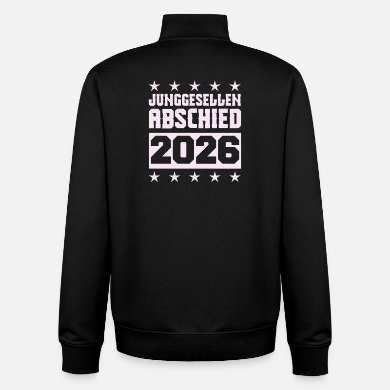 junggesellenabschied_2026 - Unisex Organic Zip Sweatshirt von Stanley/Stella - Schwarz