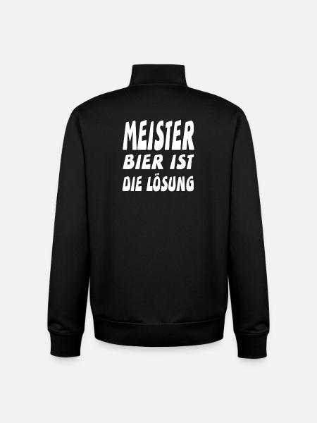 Meister - Unisex Organic Zip Sweatshirt von Stanley/Stella - Schwarz