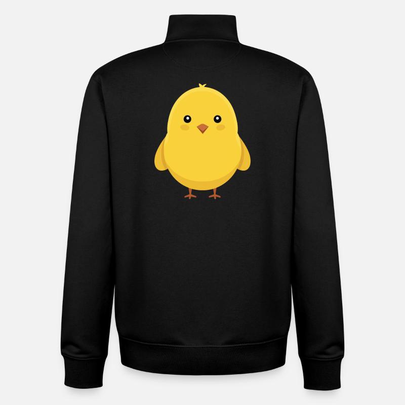 Küken - Unisex Organic Zip Sweatshirt von Stanley/Stella - Schwarz