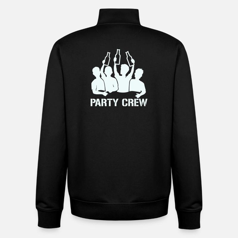 Équipe de la Bottle Raise Party - Sweat zippé unisexe en coton bio Stanley/Stella - noir