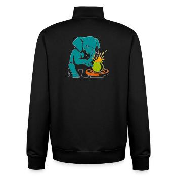 Trunk Master – Glaze Anarchy - Unisex Organic Zip Sweatshirt von Stanley/Stella - Schwarz - Hinten - AI Model Male 185 light (185cm)