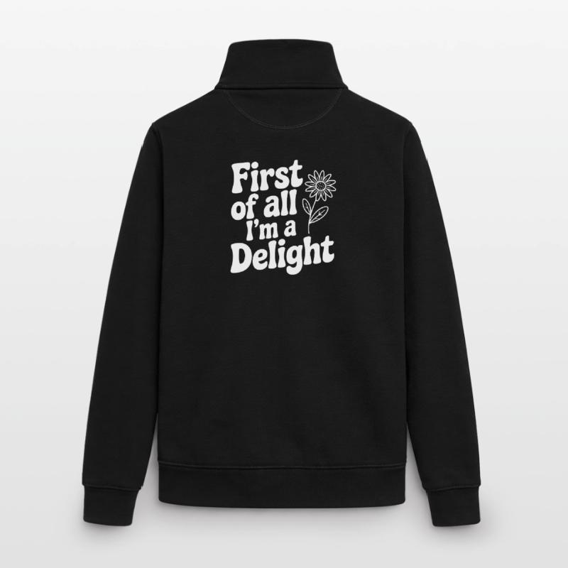 Zunächst einmal bin ich eine Freude Unisex Organic Zip Sweatshirt von Stanley/Stella