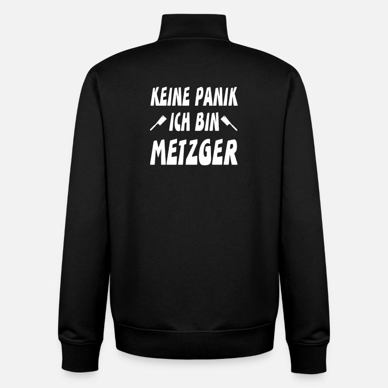 Metzger - Unisex Organic Zip Sweatshirt von Stanley/Stella - Schwarz