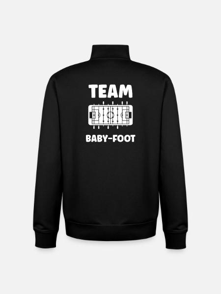 Table football: - Unisex Organic Zip Sweatshirt by Stanley/Stella - black