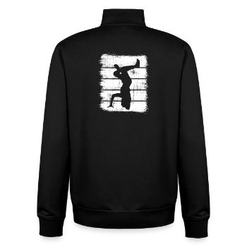 Breakdancer - Unisex Organic Zip Sweatshirt von Stanley/Stella - Schwarz - Hinten - AI Model Male 185 light (185cm)