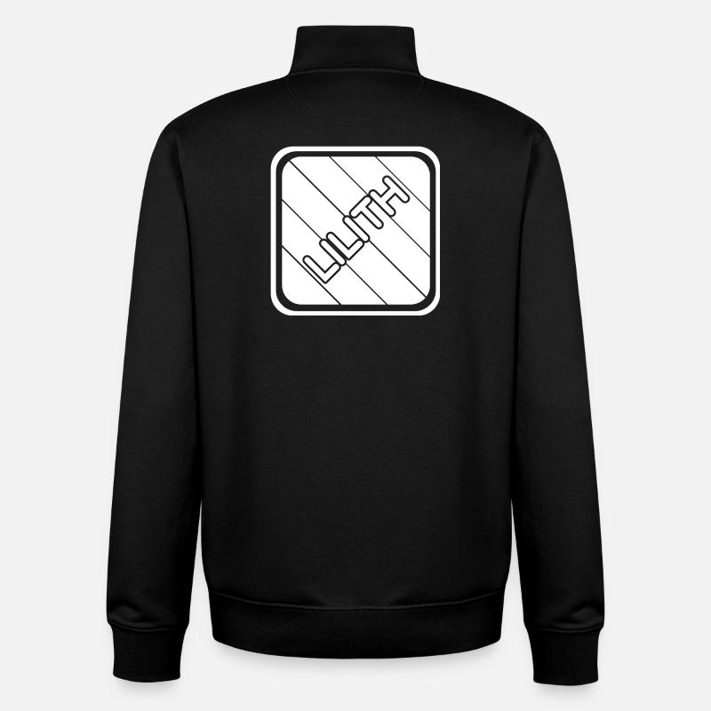 Gift for Lilith - Unisex Organic Zip Sweatshirt by Stanley/Stella - black