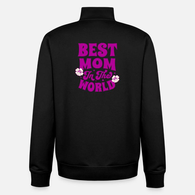 Lustiges Mama Oma Muttertag Geschenk Design Humor - Unisex Organic Zip Sweatshirt von Stanley/Stella - Schwarz