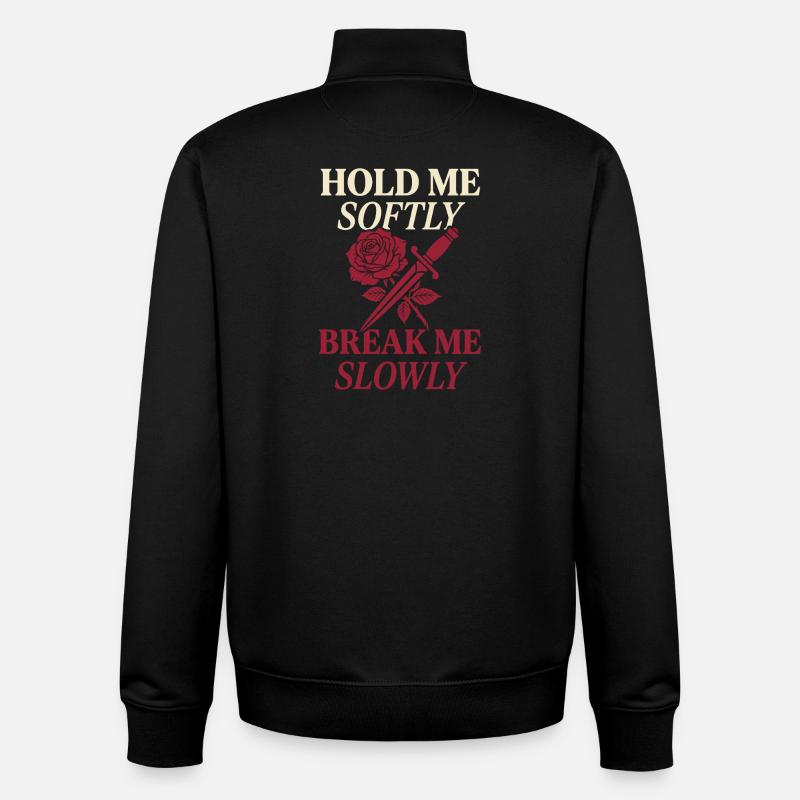 Vampirische Romantische Romantik Goth Dunkle - Unisex Organic Zip Sweatshirt von Stanley/Stella - Schwarz