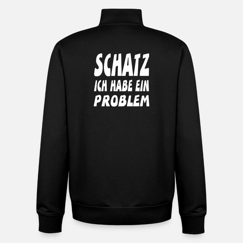 Schatz - Unisex Organic Zip Sweatshirt von Stanley/Stella - Schwarz