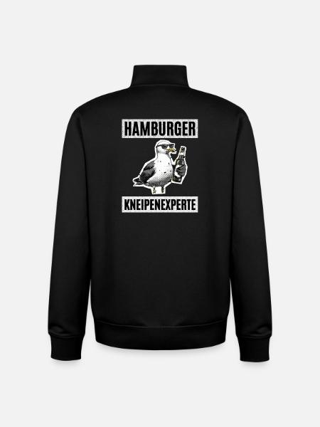 Hamburg Pub Expert - Unisex Organic Zip Sweatshirt by Stanley/Stella - black