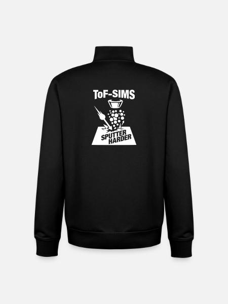 ToF-SIMS Ion Mass Spectrometry Sputtering - Unisex Organic Zip Sweatshirt by Stanley/Stella - black