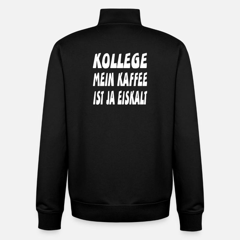 Kollege - Unisex Organic Zip Sweatshirt von Stanley/Stella - Schwarz
