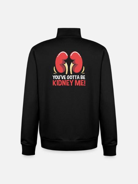 Organspende Transplantation Nierenspender - Unisex Organic Zip Sweatshirt von Stanley/Stella - Schwarz