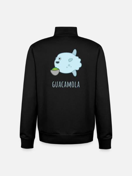 Mola Mola Guacamola - Unisex Organic Zip Sweatshirt von Stanley/Stella - Schwarz