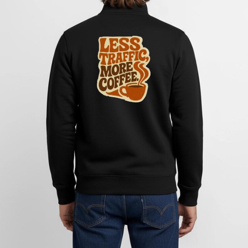 Zero Transport, Max Caffeine: The Ultimate Workflow Unisex Organic Zip Sweatshirt by Stanley/Stella