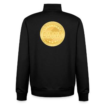 Premio Diana Legendario - Sudadera unisex con cremallera de algodón orgánico de Stanley/Stella - negro - detrás - AI Model Male 185 light (185cm)
