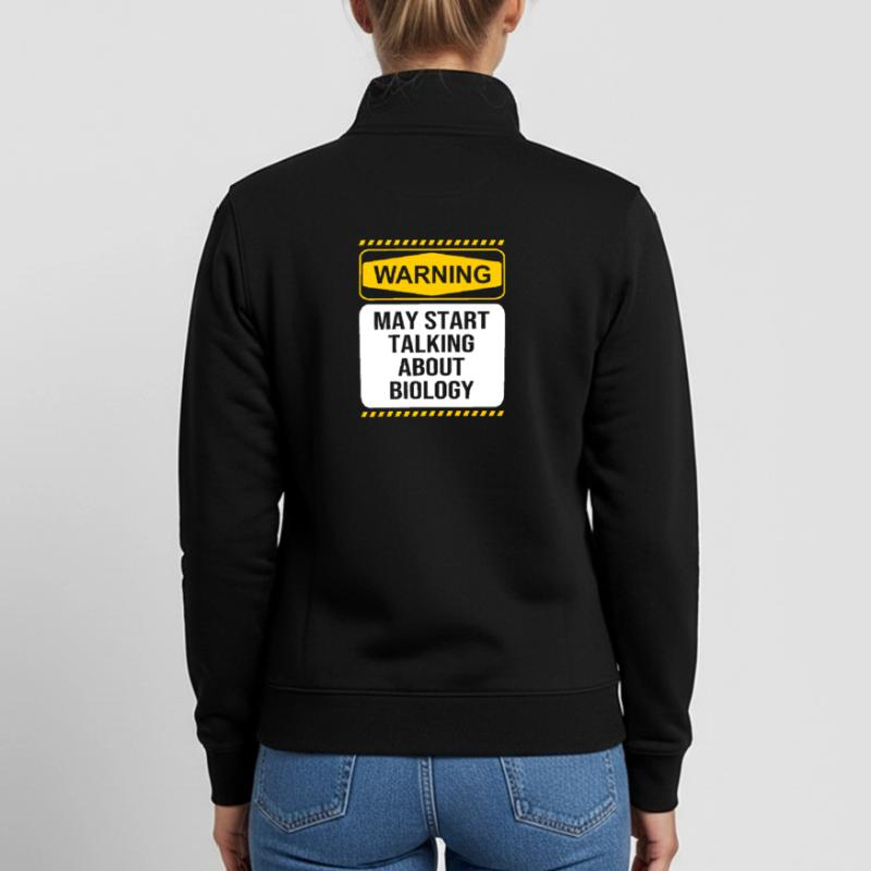Structural formula molecule Unisex Organic Zip Sweatshirt by Stanley/Stella