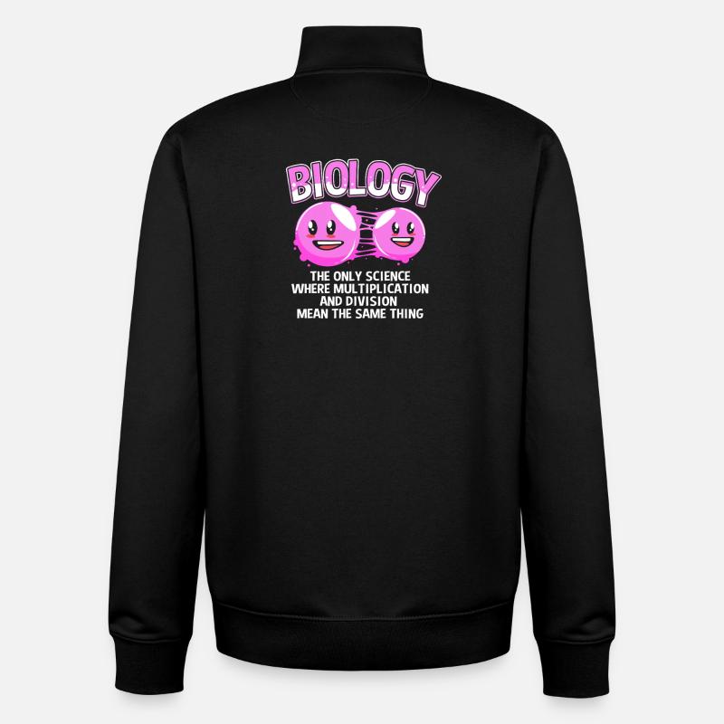 Formule structurale de la molécule - Sweat zippé unisexe en coton bio Stanley/Stella - noir