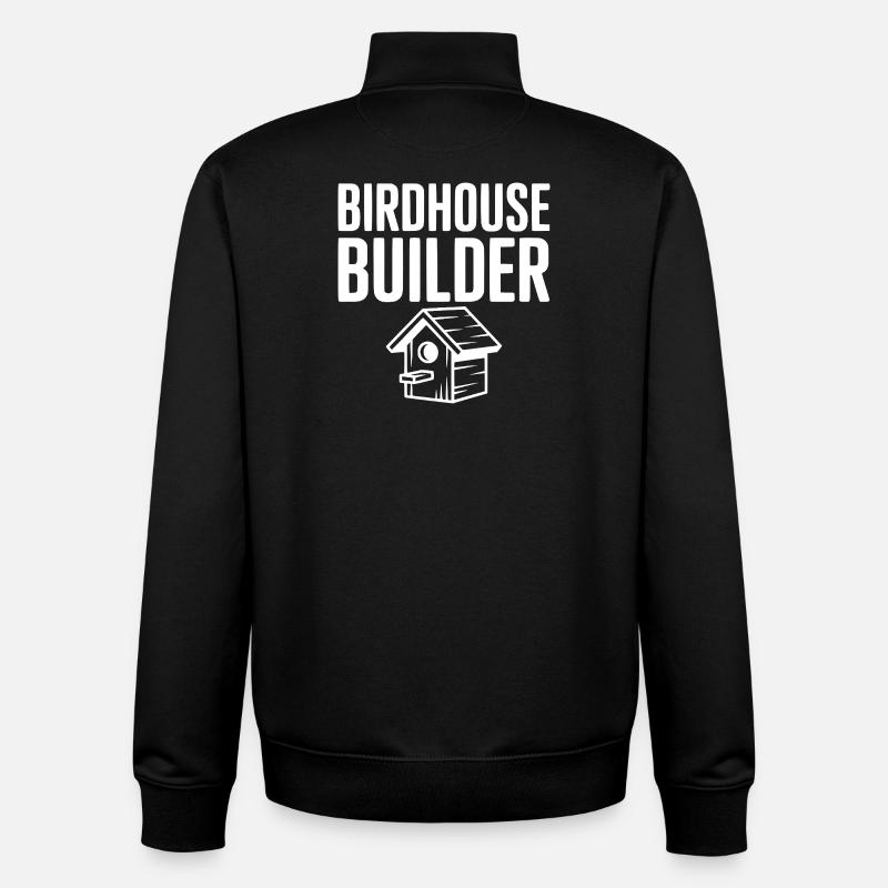 Vogelhausbauer - Unisex Organic Zip Sweatshirt von Stanley/Stella - Schwarz