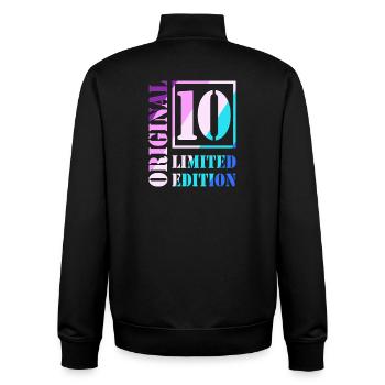 10. Geburtstag Junge Mädchen 10 Limited Edition - Unisex Organic Zip Sweatshirt von Stanley/Stella - Schwarz - Hinten - AI Model Male 185 light (185cm)