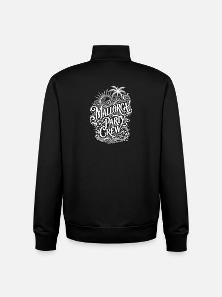 Mallorca Party Crew Saying Malle - Unisex Organic Zip Sweatshirt by Stanley/Stella - black