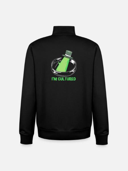 Mikrobiologi Biologi Biologisk Biolog - Stanley/Stella unisex sweatshirt med lynlås i økologisk - sort