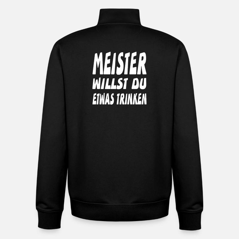 Meister - Unisex Organic Zip Sweatshirt von Stanley/Stella - Schwarz