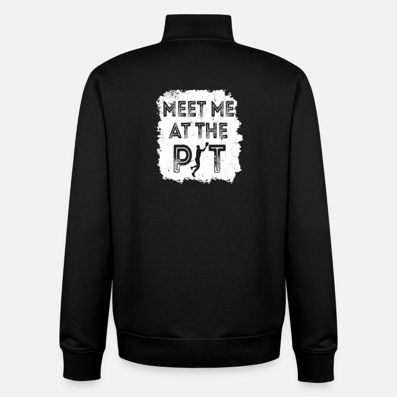 Meet Me At The Dot - Unisex Organic Zip Sweatshirt by Stanley/Stella - black