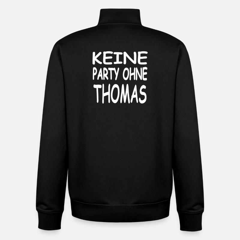 Thomas - Unisex Organic Zip Sweatshirt von Stanley/Stella - Schwarz