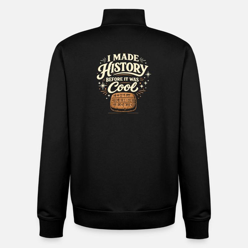 Ancient Mesopotamia, Sumerian - Unisex Organic Zip Sweatshirt by Stanley/Stella - black